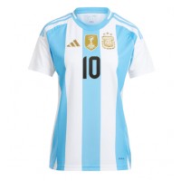 Argentinien Lionel Messi #10 Heimtrikot Frauen Copa America 2024 Kurzarm